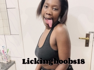 Lickingboobs18